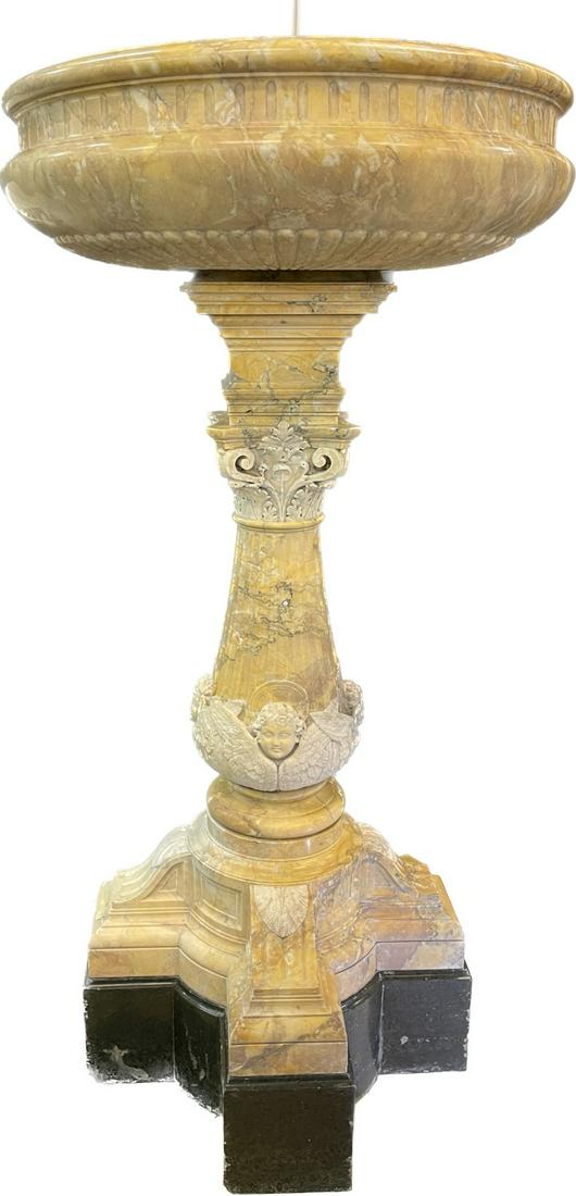 GRAND & IMPRESSIVE ITALIAN MARBLE FONT (1 of 20)