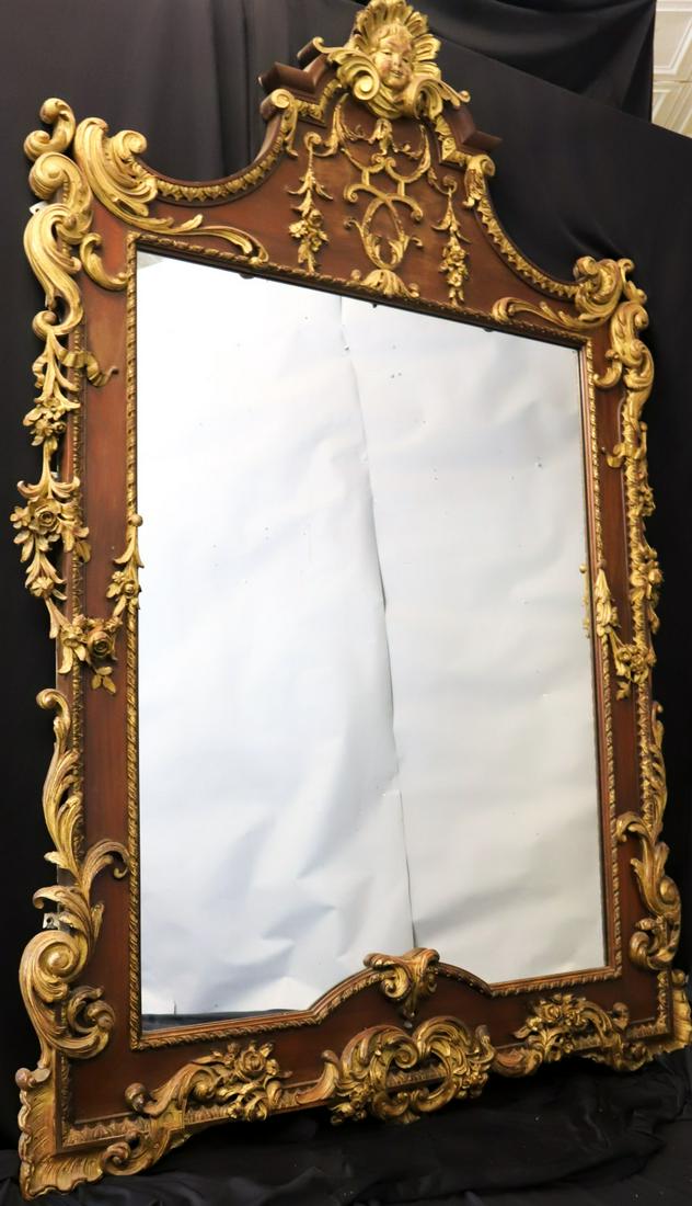 MONUMENTAL FINELY CARVED & GILT MIRROR (1 of 8)