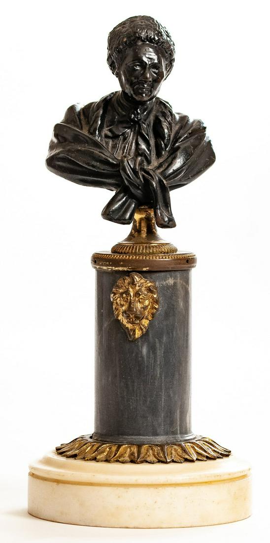 PAIR OF GRAND TOUR BRONZE BUSTS (1 of 11)