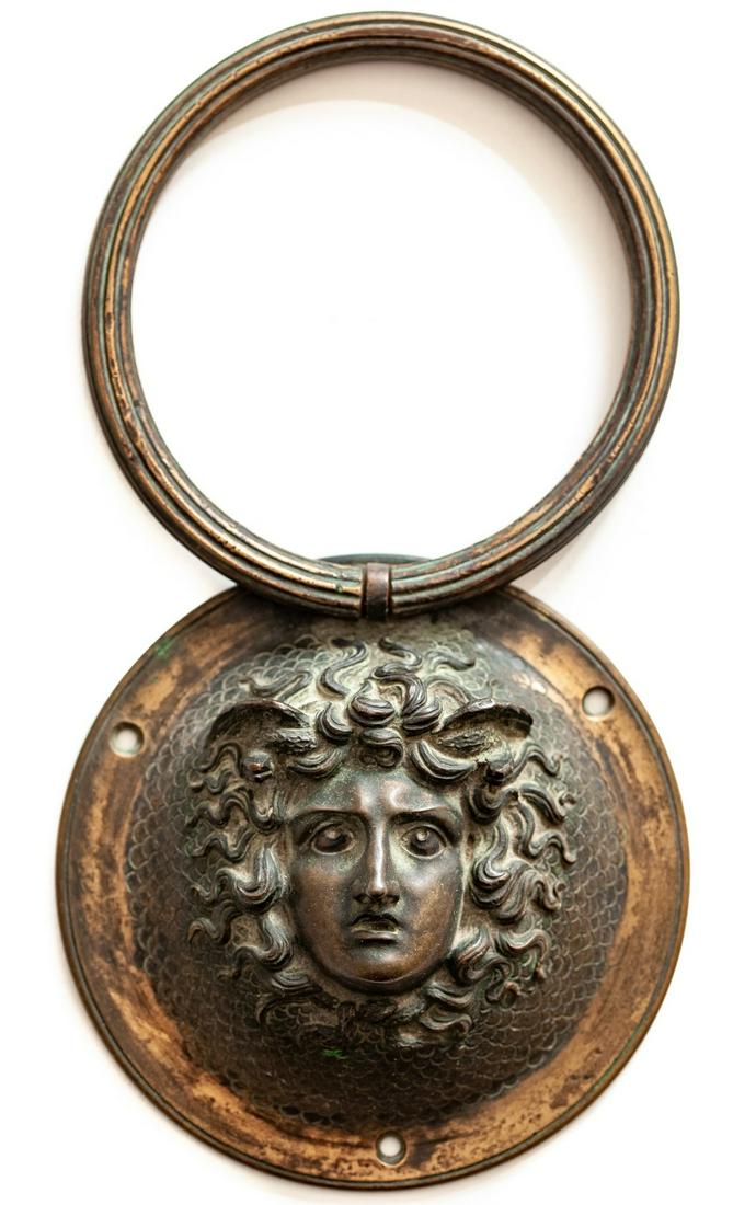 MEDUSA BRONZE DOOR KNOCKER (1 of 6)