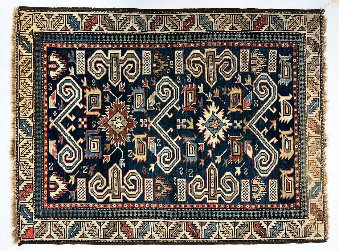 OLD KAZAK TRIBAL RUG (1 of 7)