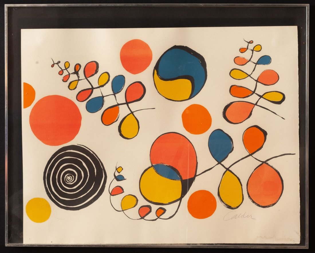 MID-CENTURY MODERN (20th c) LITHOGRAPH (1 of 9)