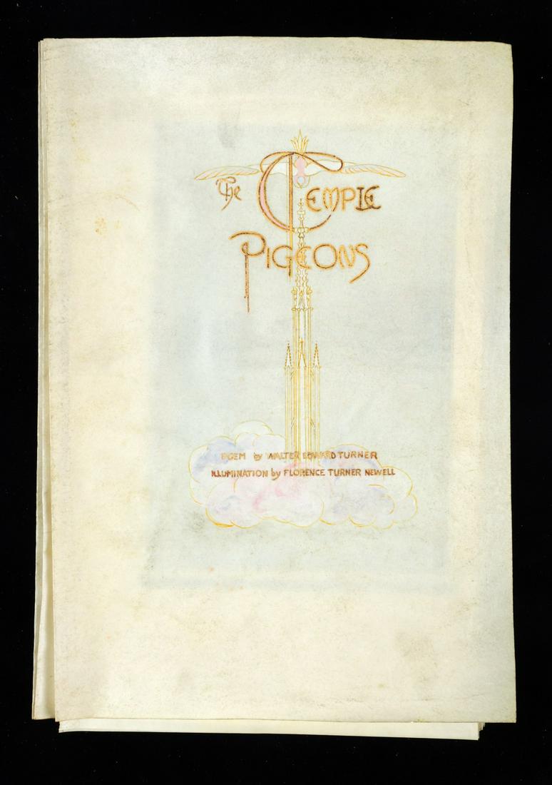 (6) ILLUMINATED GOTHIC VERSES ON VELLUM (1 of 17)