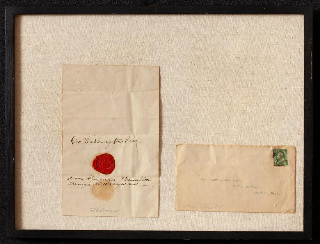 GEORGE WASHINGTON'S WAX SEAL (1 of 6)