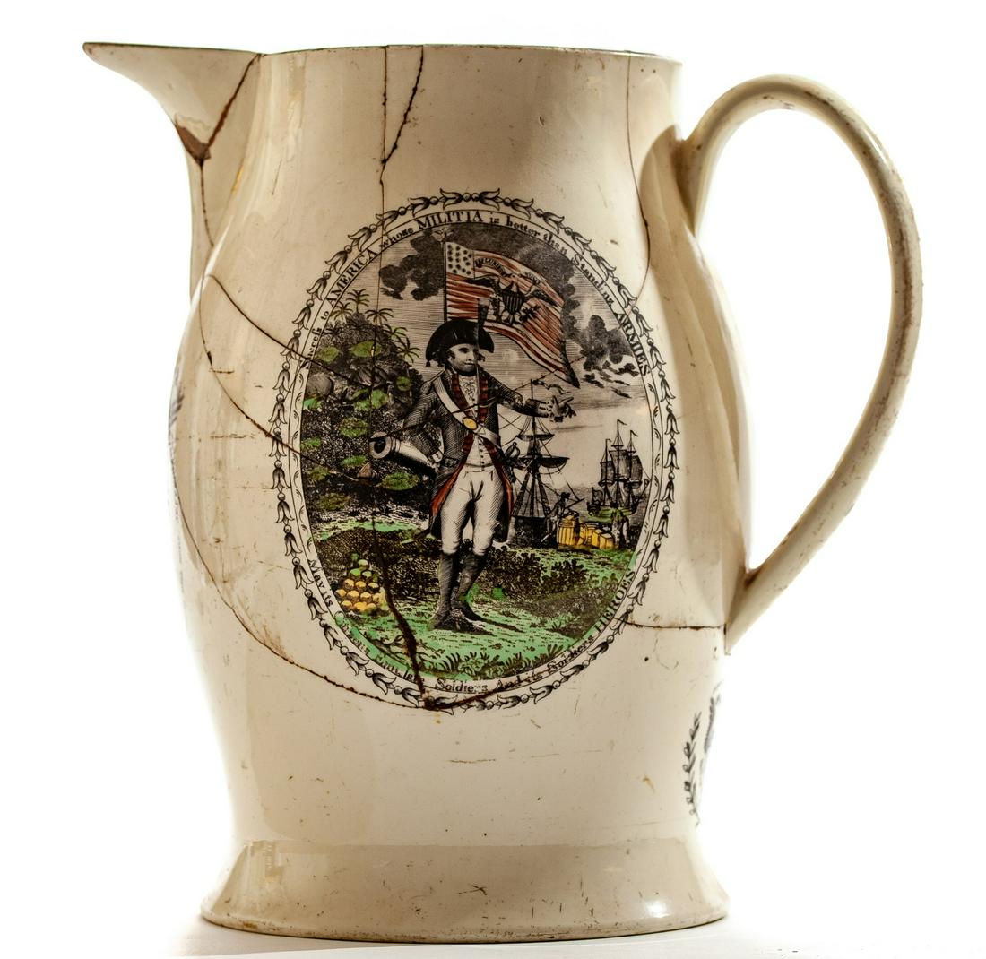 1804 JEFFERSONIAN ERA LIVERPOOL JUG (1 of 9)