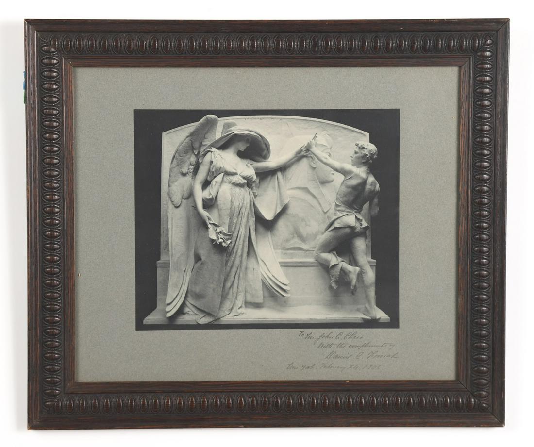 DANIEL CHESTER FRENCH (1850-1931) Signed Photo (1 of 10)