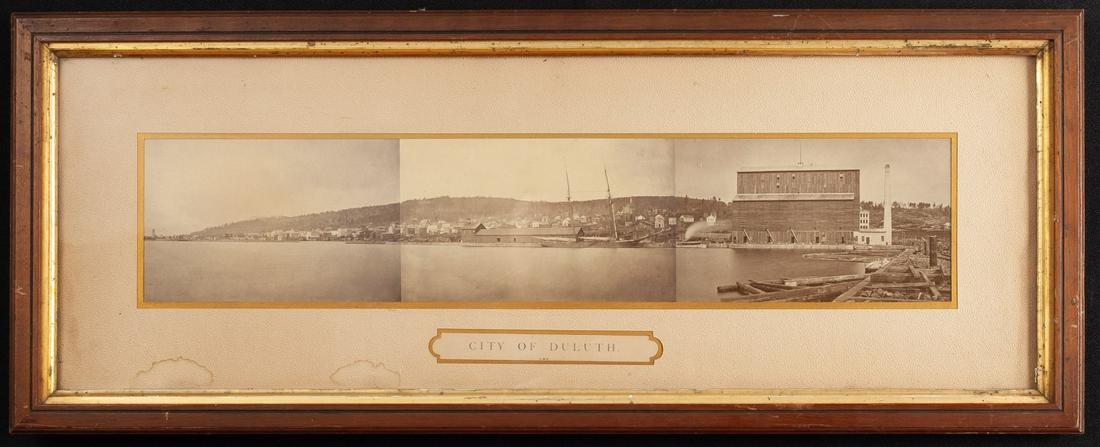 (19th/20th c) PANORAMA of the CITY OF DULUTH, MN (1 of 7)
