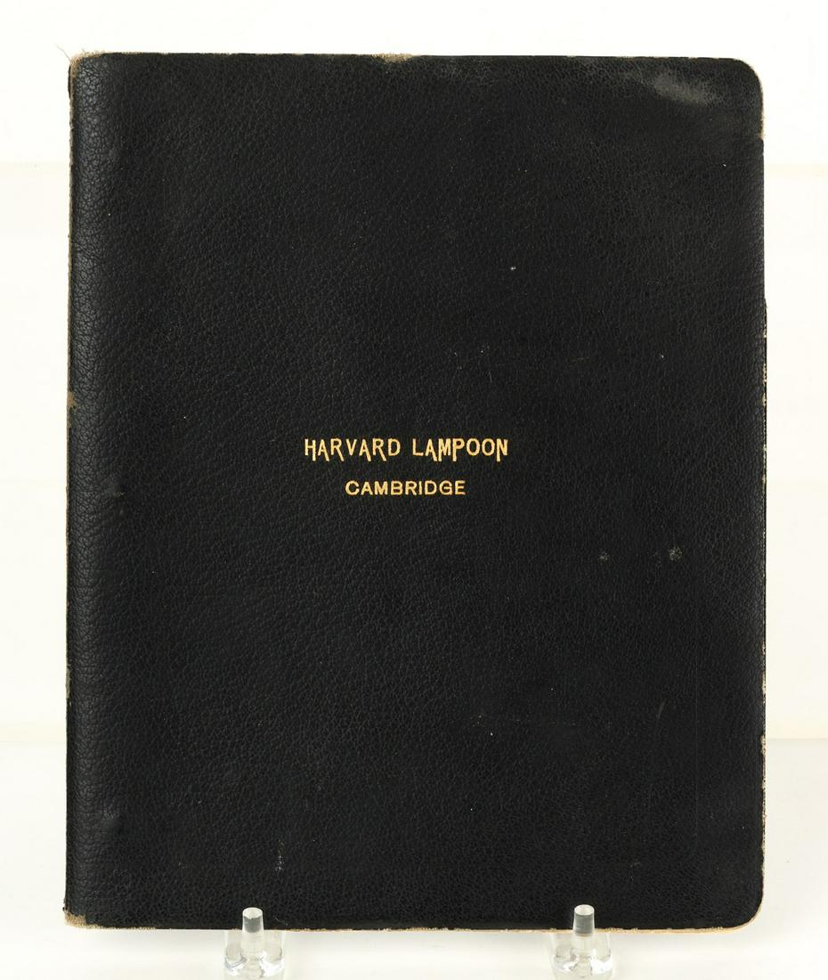 1924 INVENTORY of the HARVARD LAMPOON, CAMBRIDGE (1 of 9)