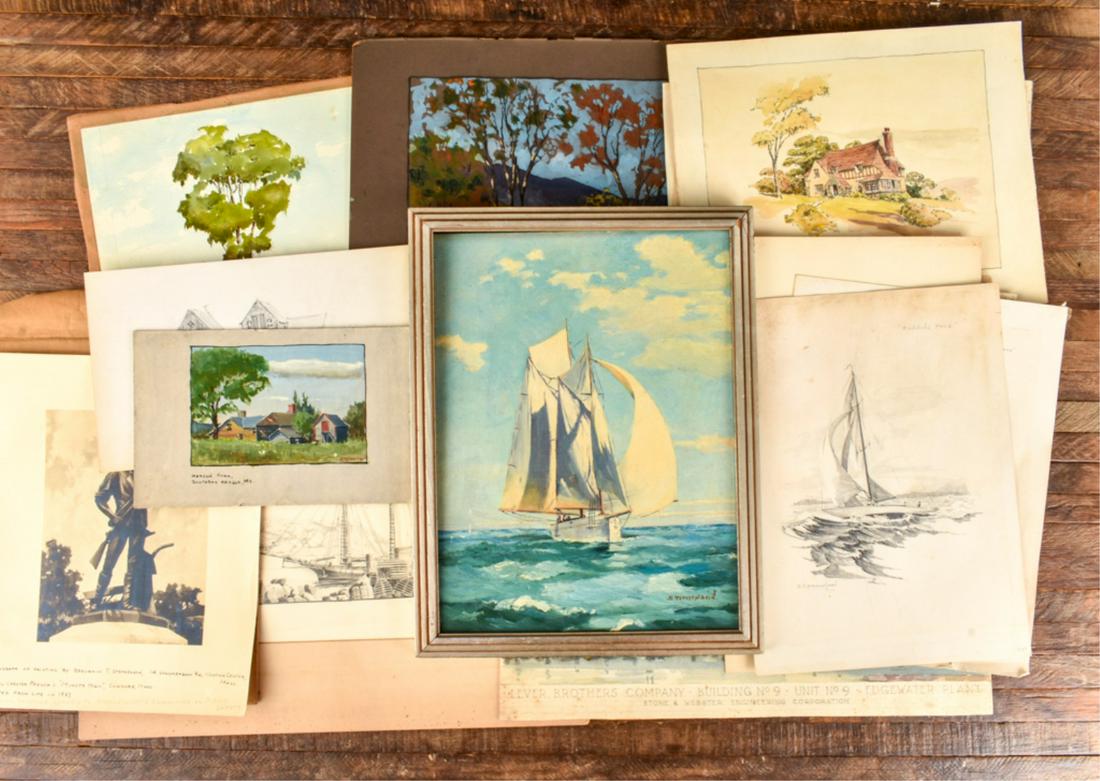 BENJAMIN STEPHENSON (1886-1973) Over (15) Works (1 of 16)