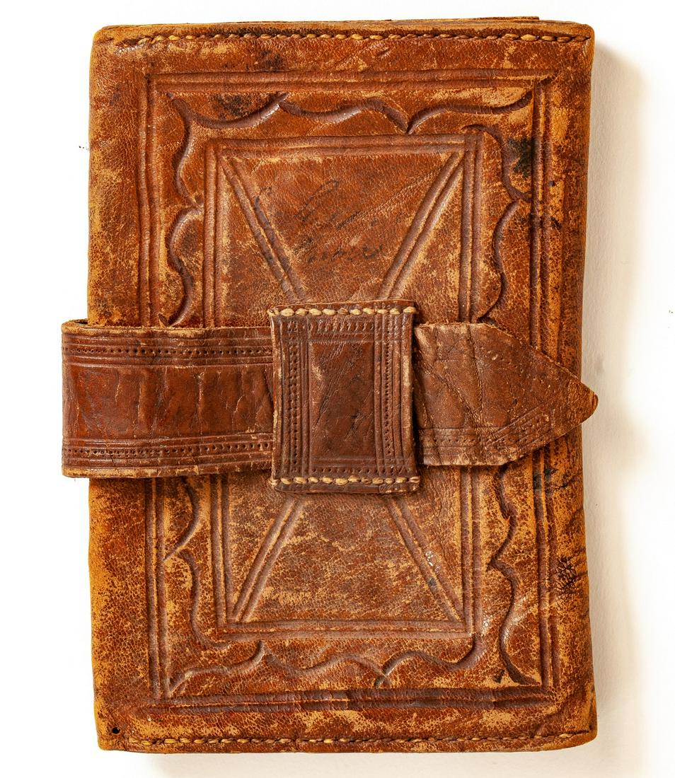 LEATHER DOCUMENT CASE "JONATHAN SNOW 1789" (1 of 8)