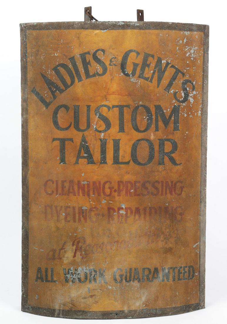LADIES & GENTS CUSTOM TAILOR TRADE SIGN (1 of 18)