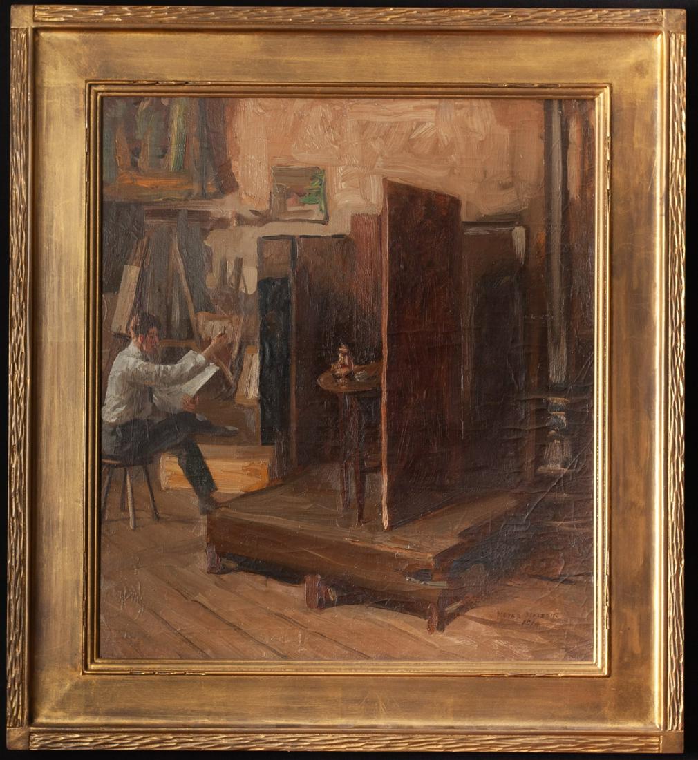 MEYER MATZKIN (1880-1976) "Self-portrait" (1 of 2)