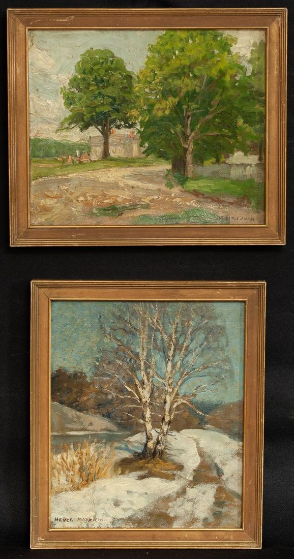 MEYER MATZKIN (1880-1976) Two Works (1 of 6)