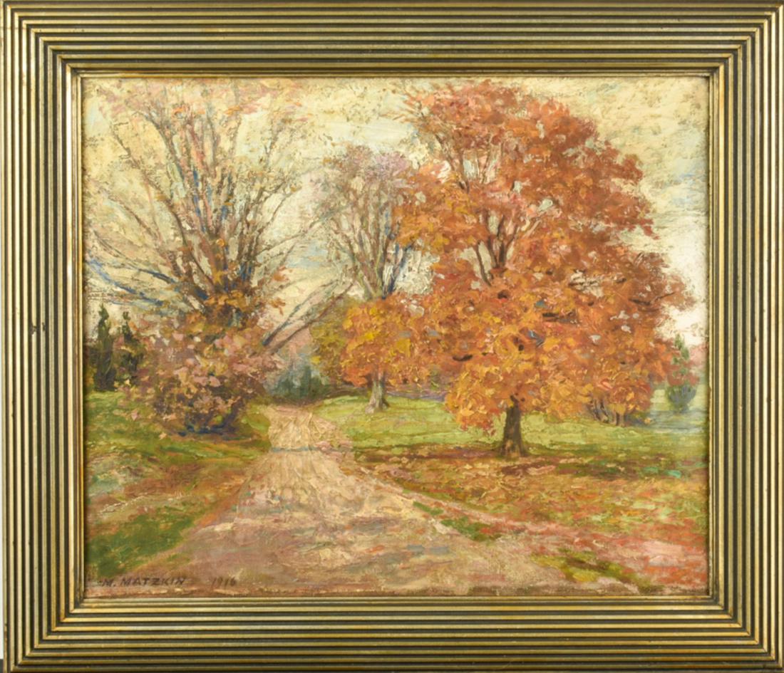 MEYER MATZKIN (1880-1976) "Autumn Lane" (1 of 13)