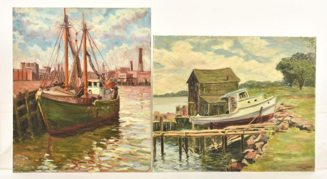 EVELYN MATZKIN (20th c) Two Works (1 of 14)