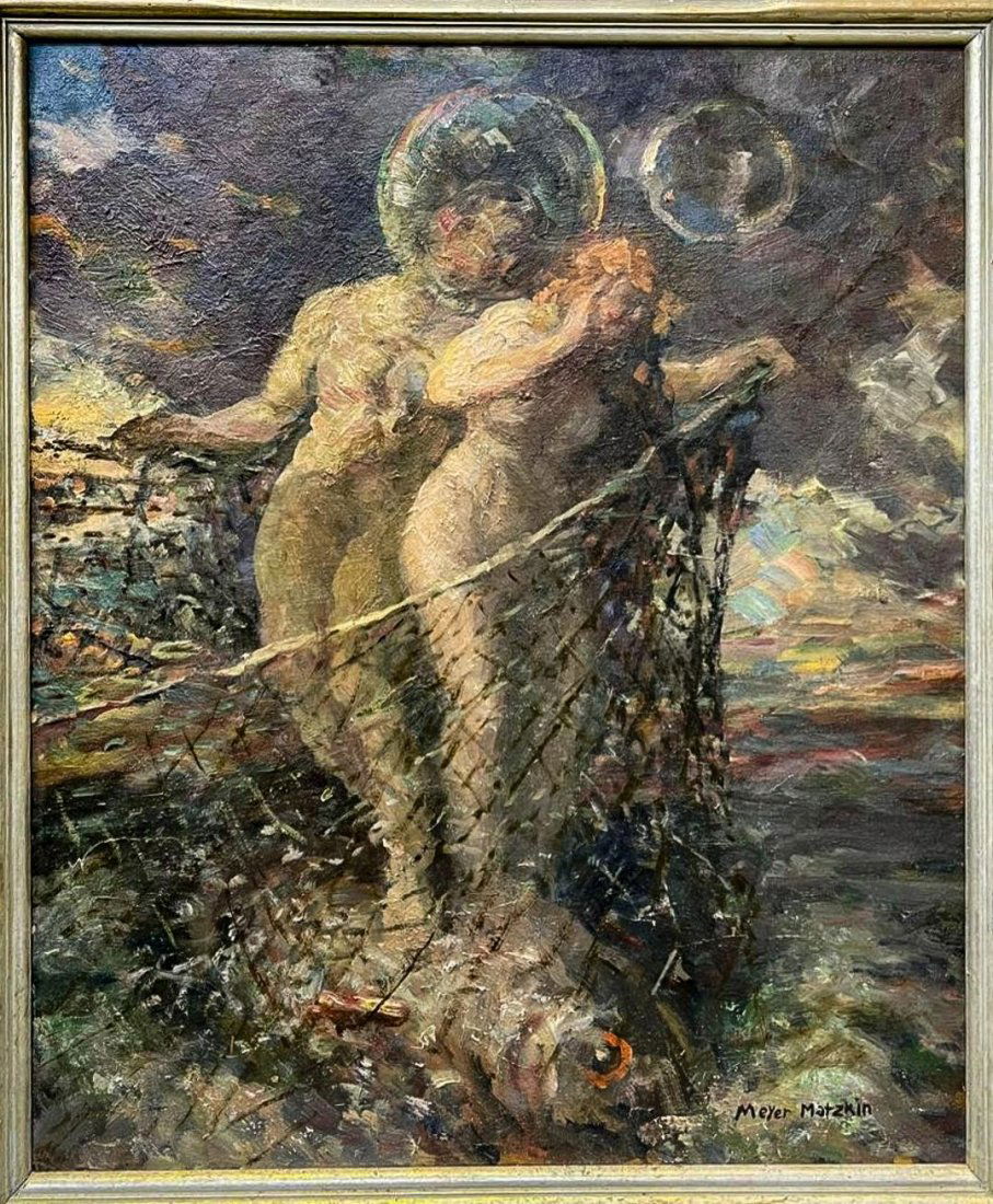 MEYER MATZKIN (1880-1976) "The Net" (1 of 7)