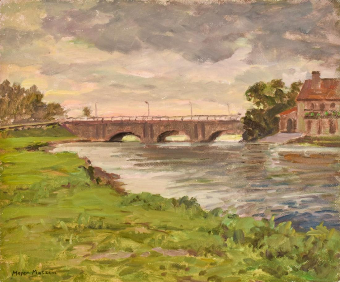 MEYER MATZKIN (1880-1976) "Charles River Boston" (1 of 8)