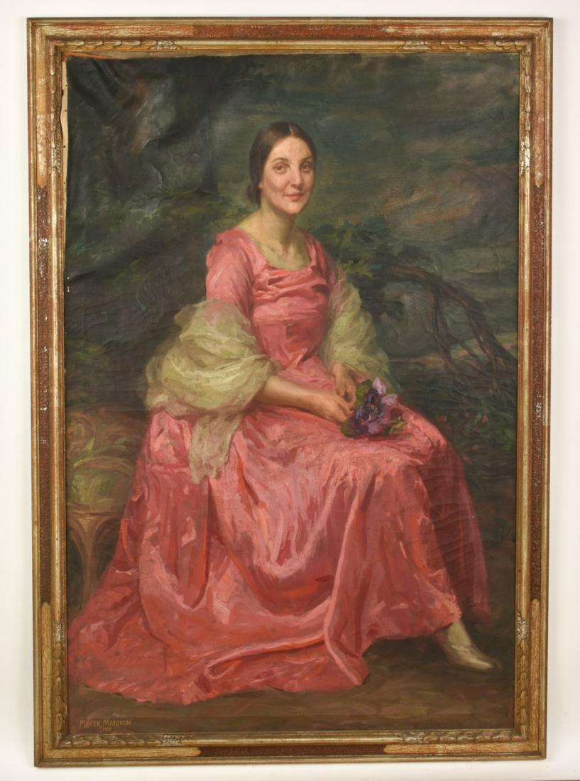 MEYER MATZKIN (1880-1976) "Seated Portrait" (1 of 17)
