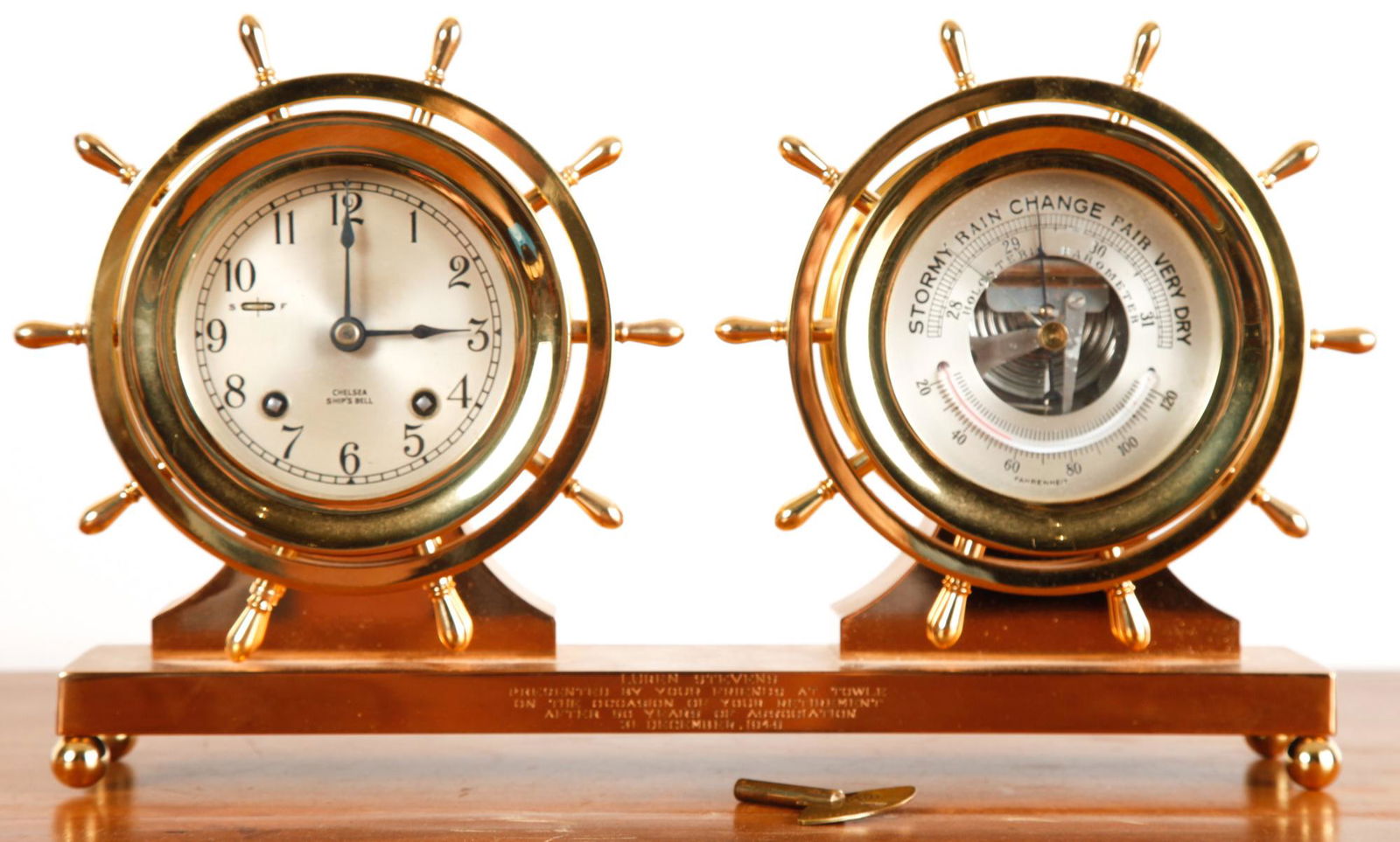 Chelsea Ship's Bell Clock And Barometer Auction
