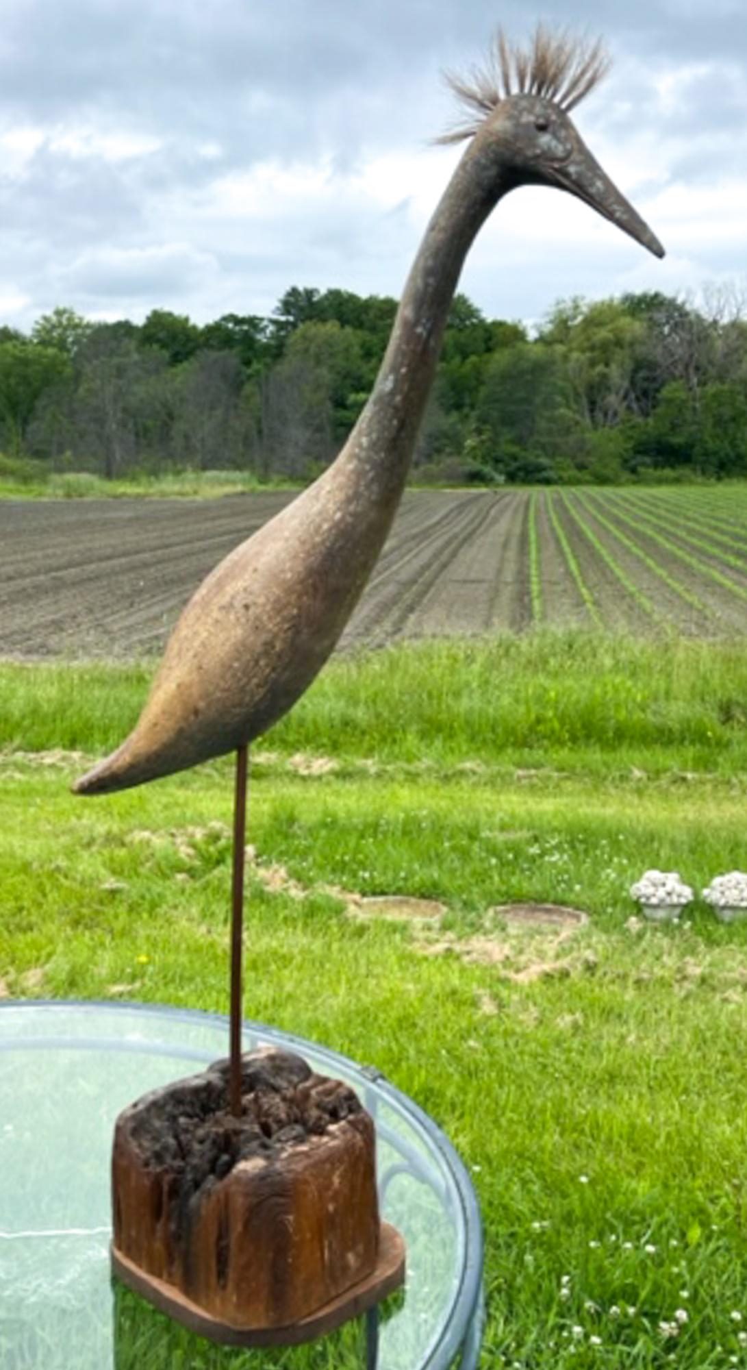 LIFESIZED GREAT BLUE HERON BY THOMAS LANGOAN (1 of 6)