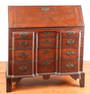 (18th c) CHIPPENDALE MAHOGANY BLOCK FRONT DESK