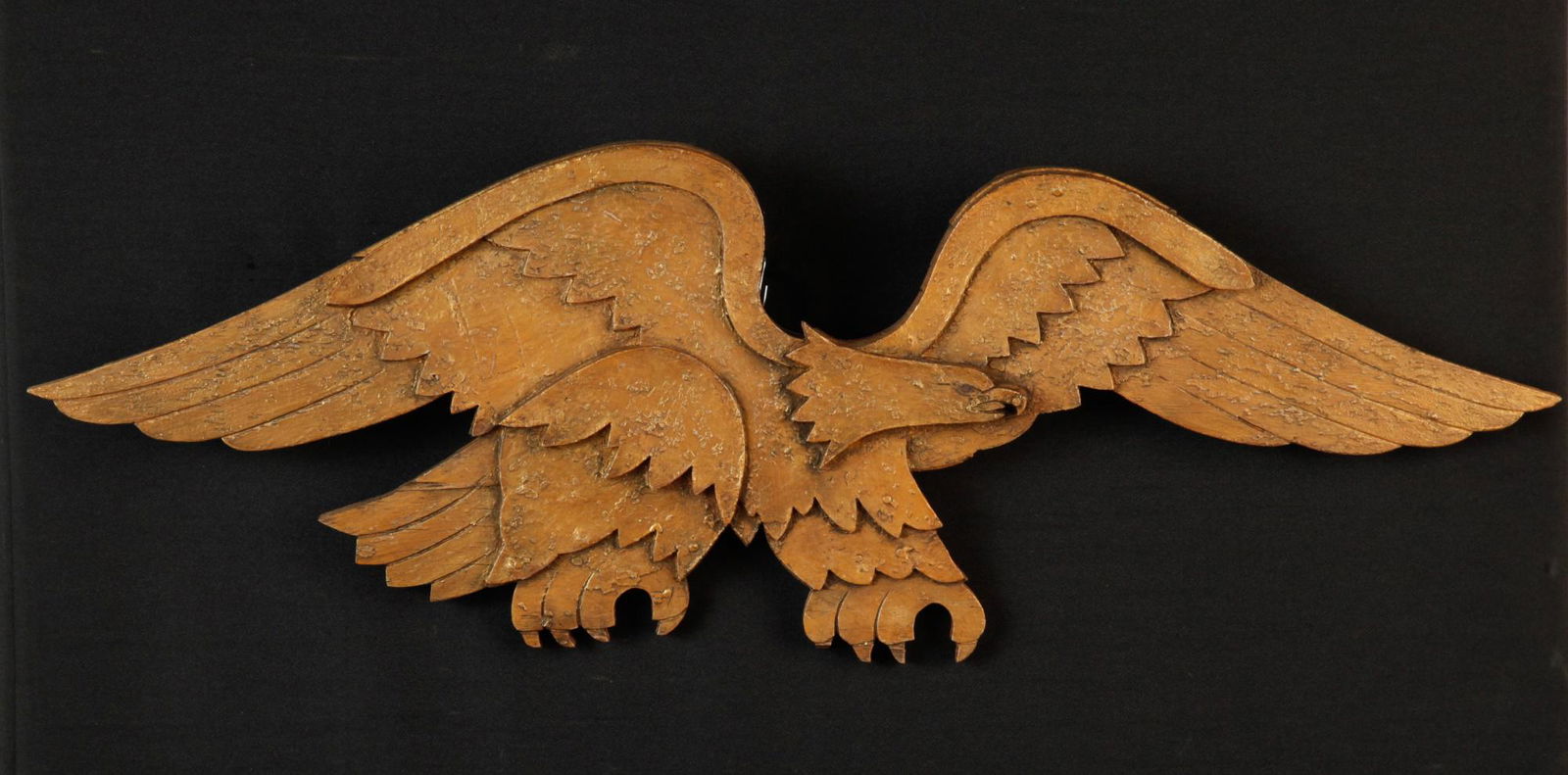 ART DECO CARVED & PAINTED AMERICAN EAGLE (1 of 12)