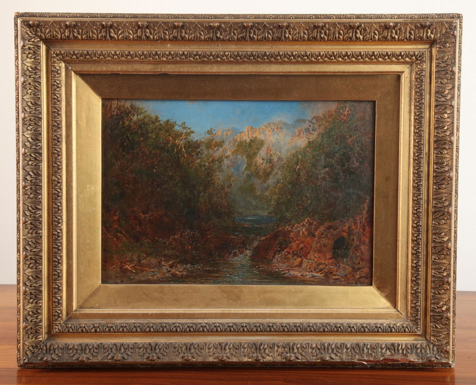 AMERICAN SCHOOL (19th c) "Mountain Stream" (1 of 7)