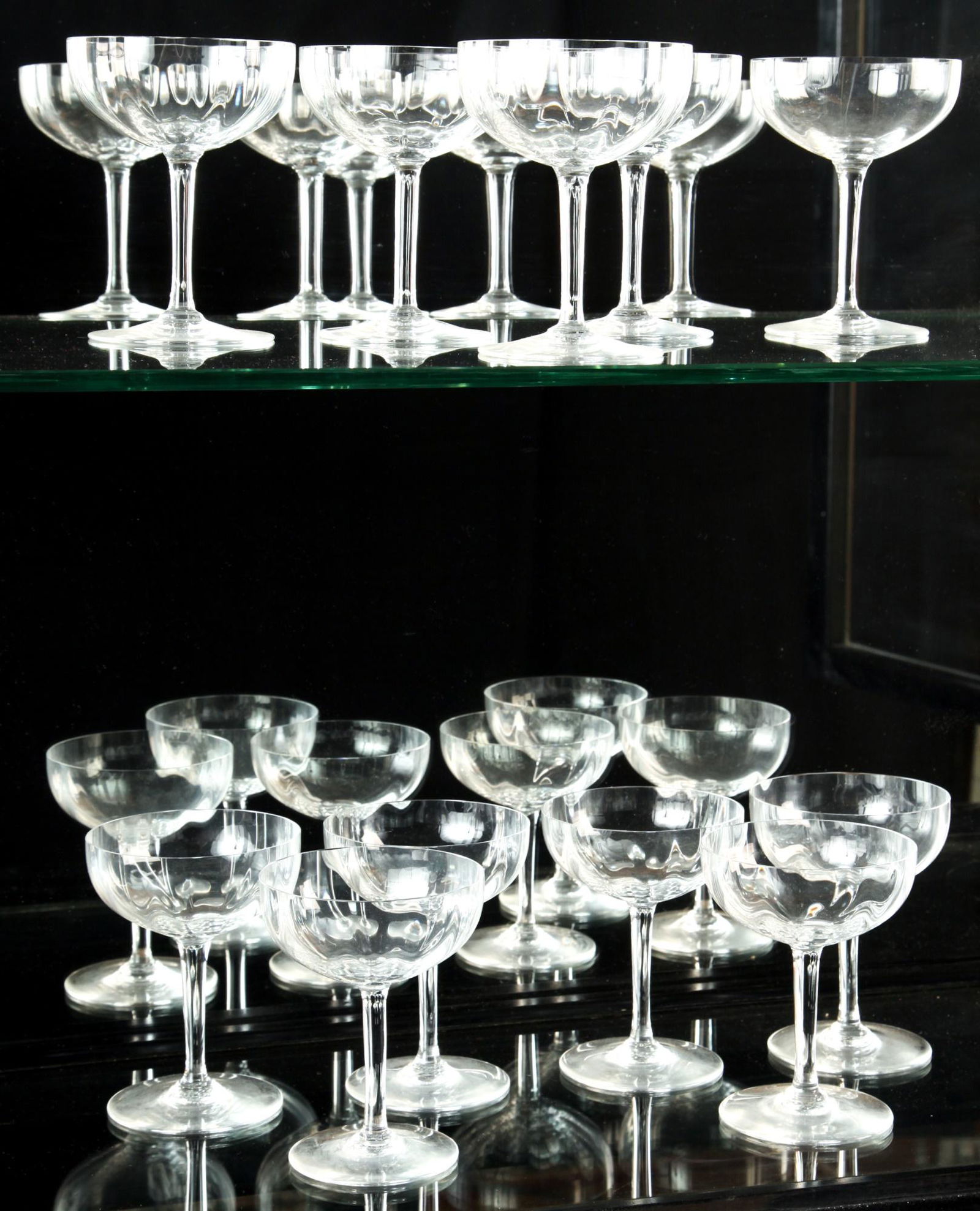 (11) BACCARAT CRYSTAL CHAMPAGNE COUPS (1 of 13)