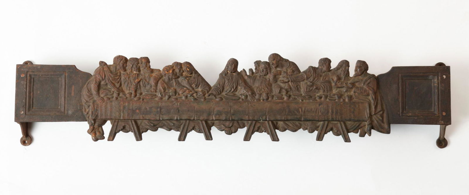 RARE (19th c) "LAST SUPPER" HYMNAL RACK (1 of 8)