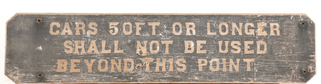 (19h c) RAILROAD STATION SIGN (1 of 10)