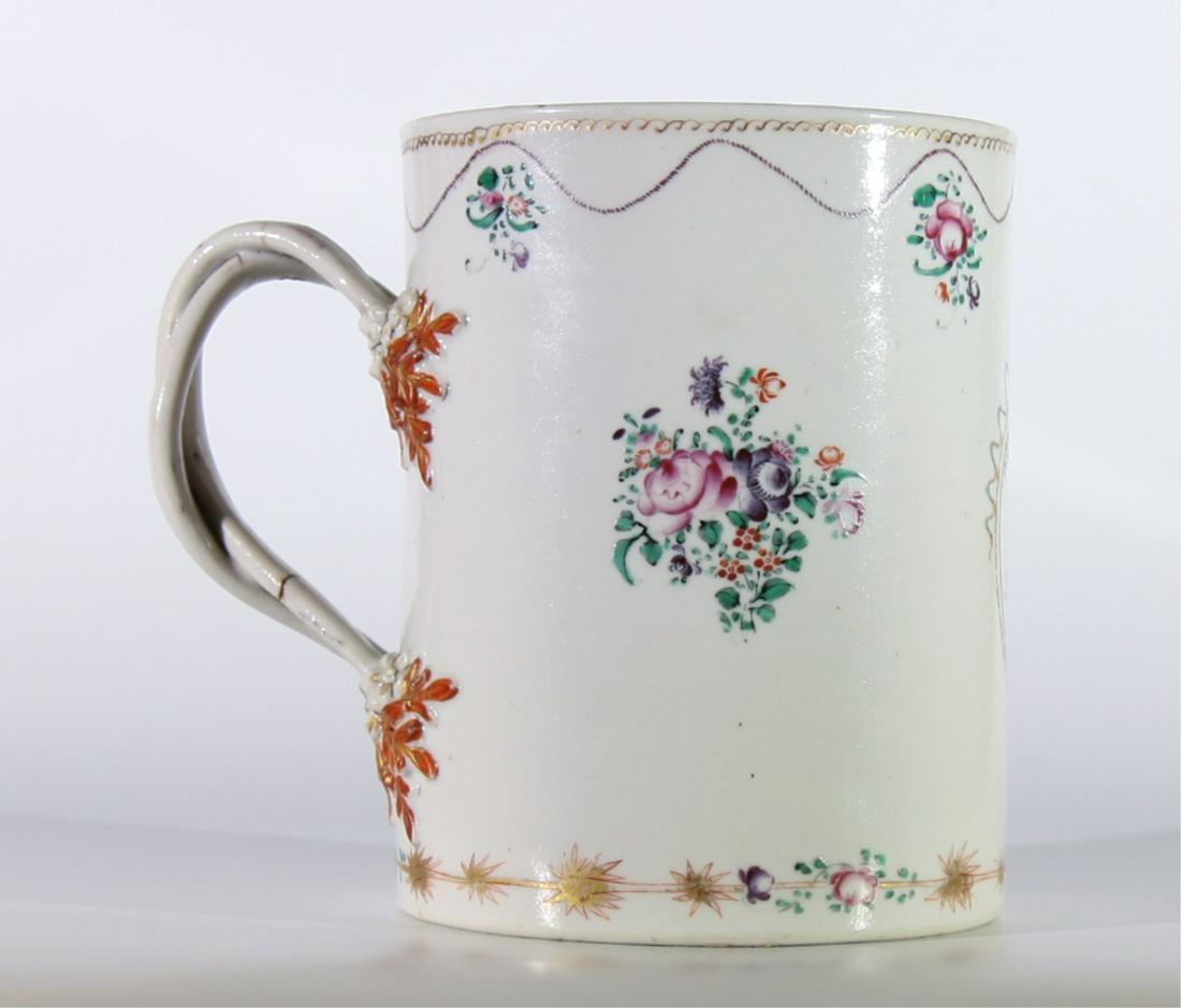 (18th / 19th c) CHINESE EXPORT PORCELAIN TANKARD (1 of 8)