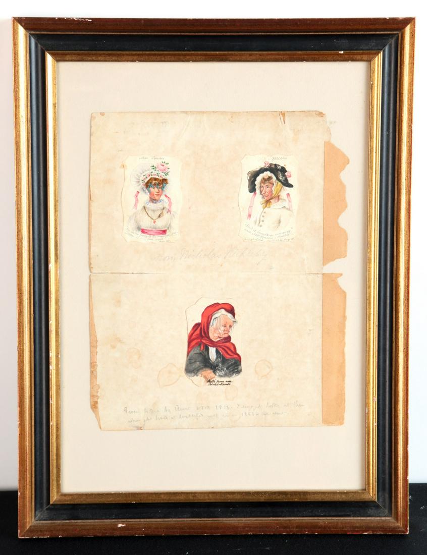 (3) ILLUSTRATIONS FROM NICHOLAS NICKLEBY (1 of 6)