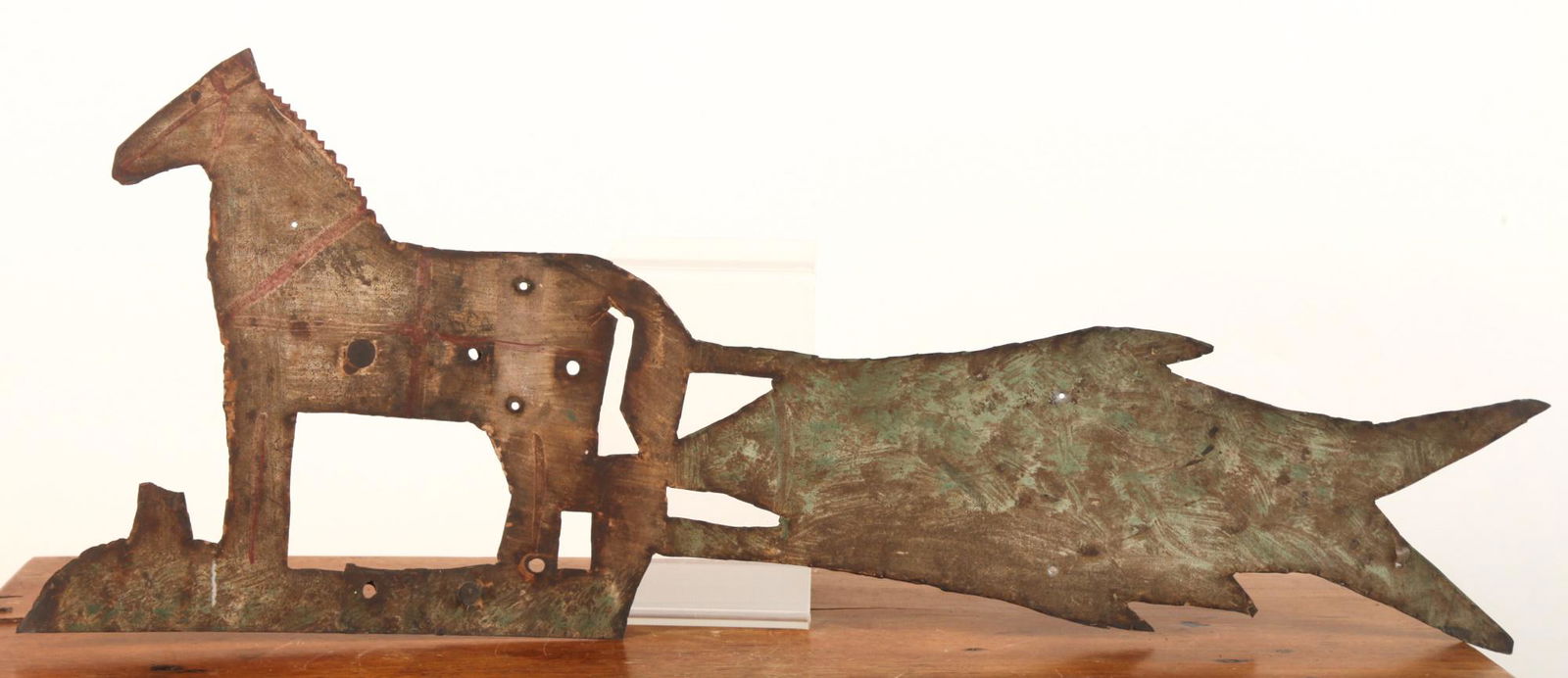 (19th c) PENNSYLVANIA SILHOUTTE WEATHERVANE (1 of 15)