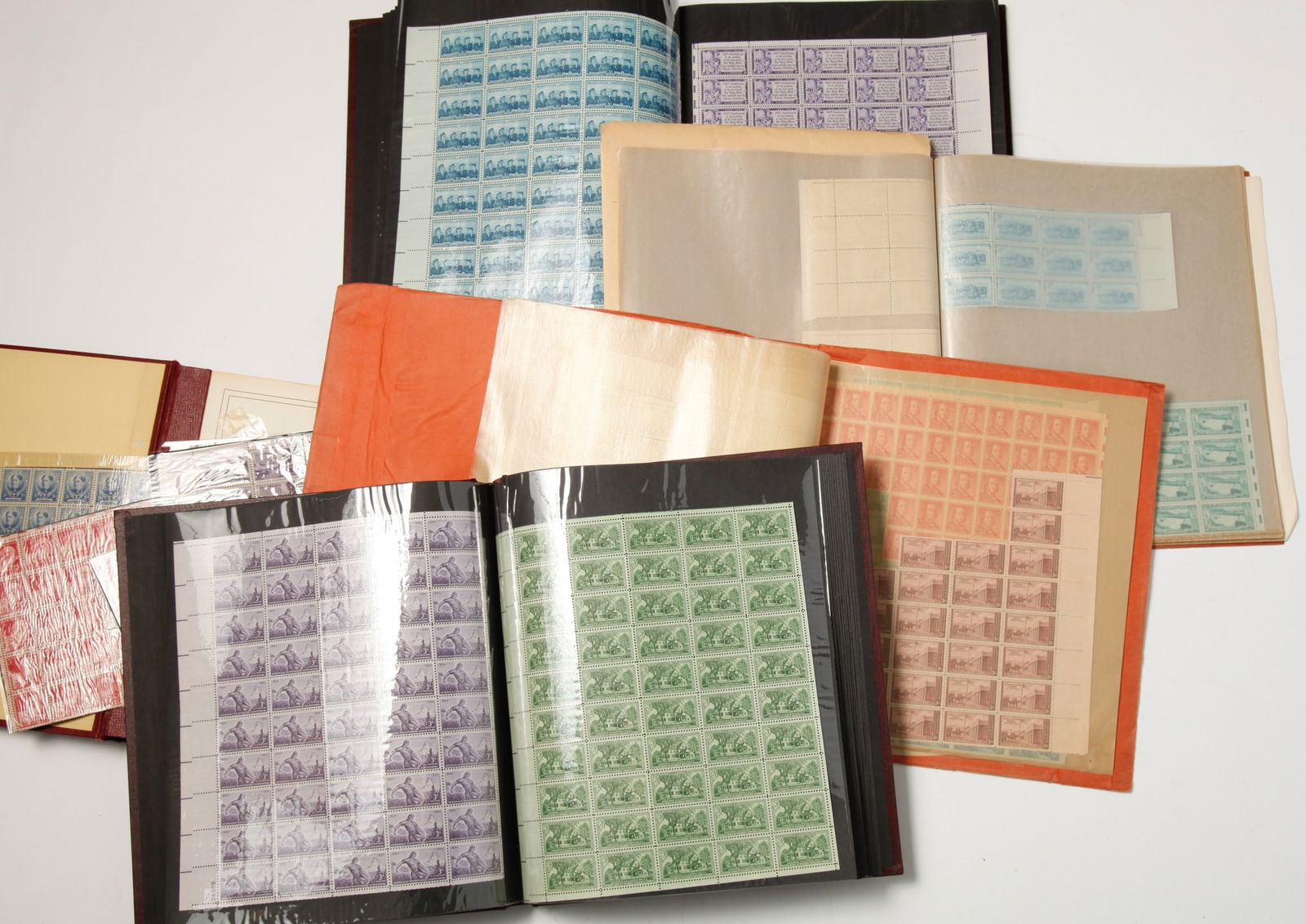 (6) ALBUMS OF US STAMP PLATE BLOCKS (1 of 7)