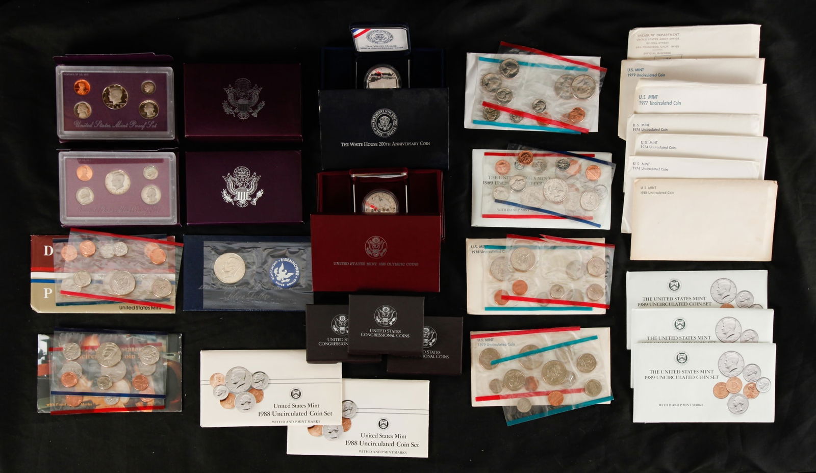 GROUP OF UNITED STATE PROOF and MINT SETS etc. (1 of 11)