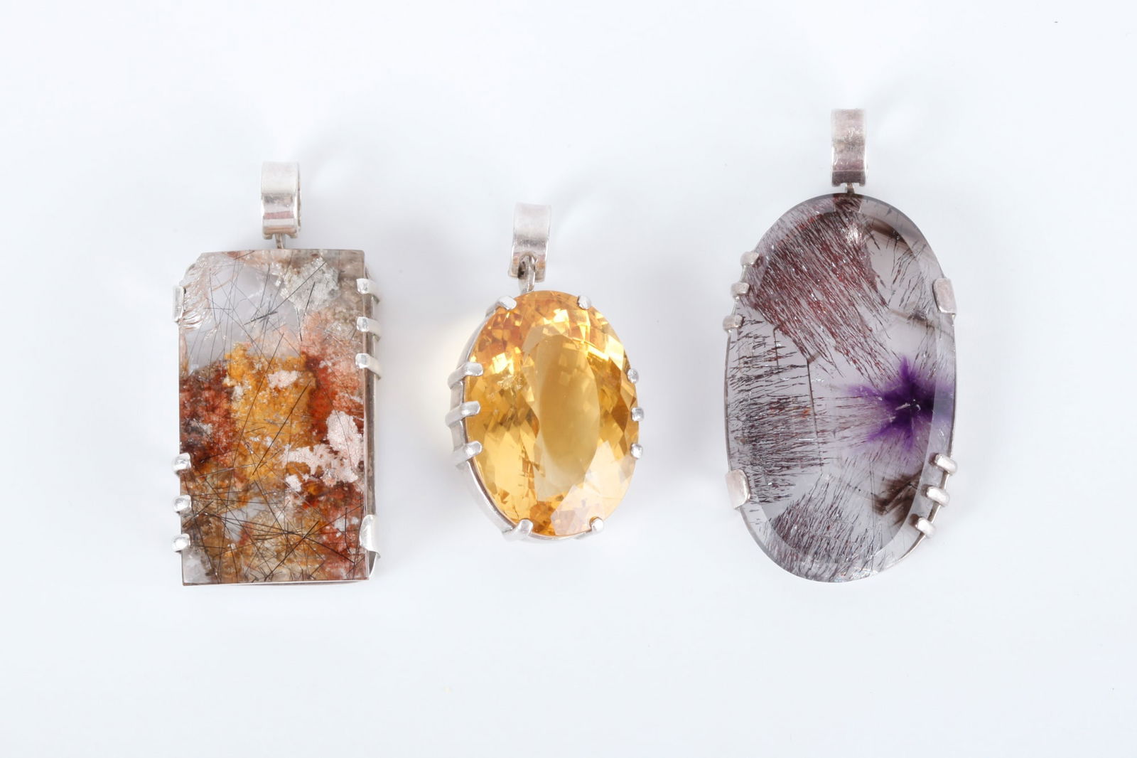 ARTISAN CRAFTED RUDIILATED QUARTZ PENDANTS etc. (1 of 10)