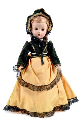 14" Godey Lady Madame Alexander Doll: .