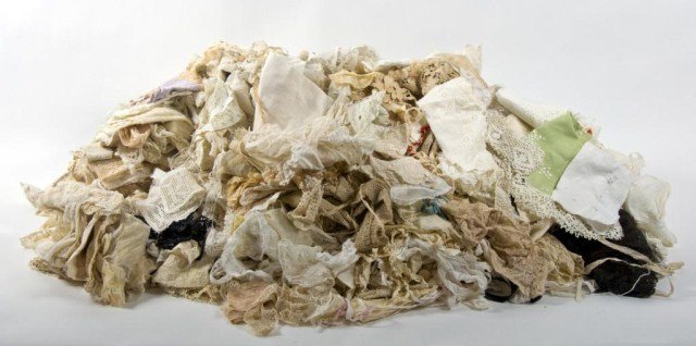 Antique & vintage lace pieces , many pieces of: yardage