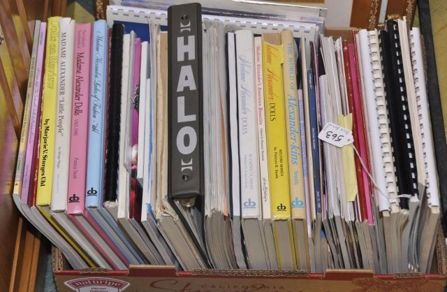 One box of Madame Alexander books & price guides: .