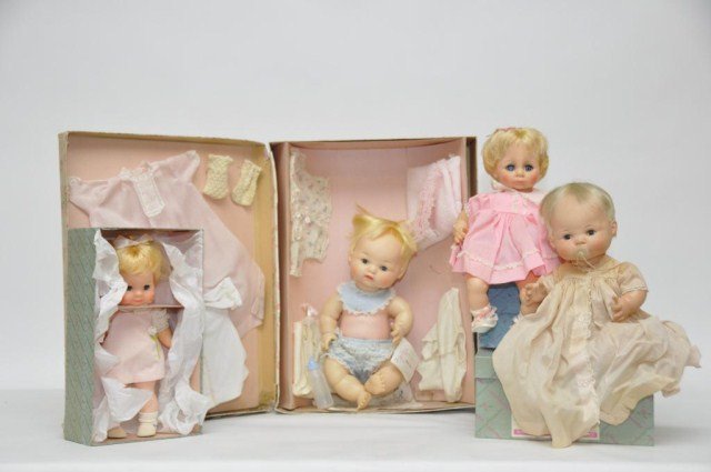 4 doll lot - Madame Alexander Babies