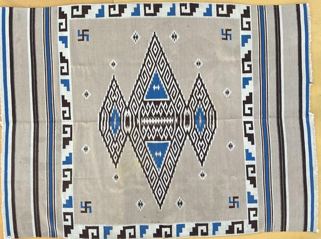 SOUTHWEST FLATWEAVE WOOL RUG (1 of 9)