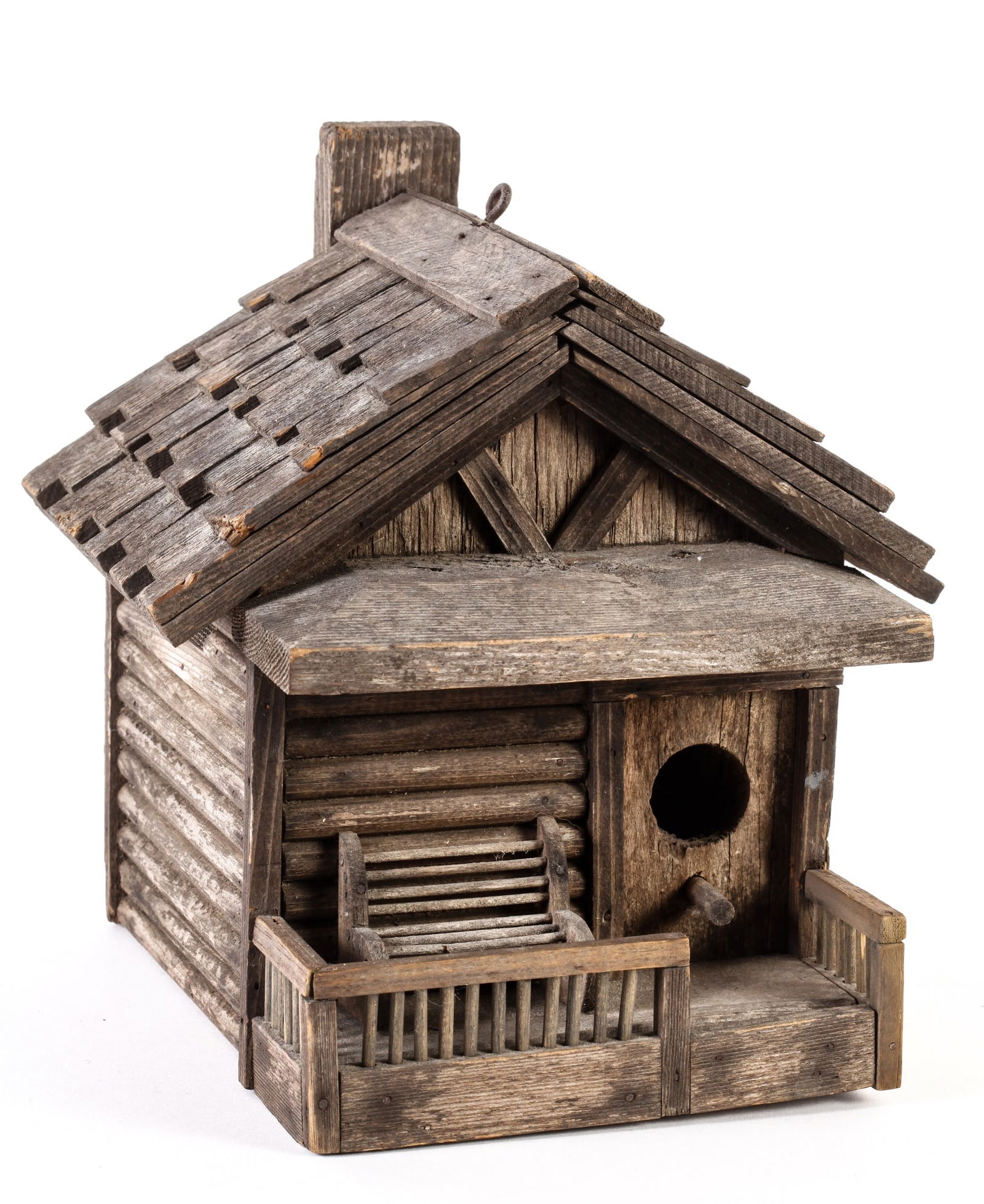 EARLY LOG CABIN BIRDHOUSE (1 of 9)