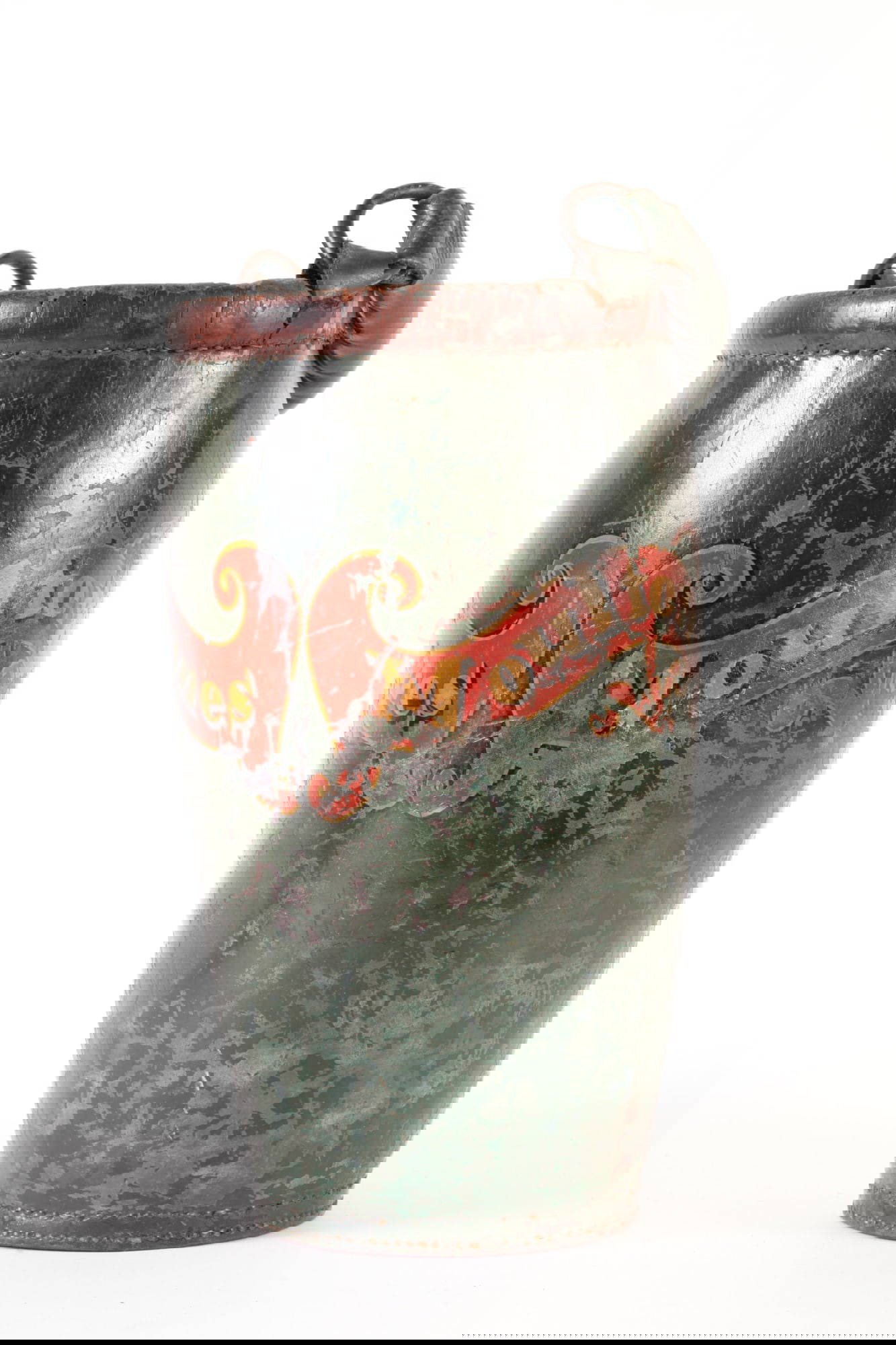 Antique Leather Fire Bucket "james Moulton" Auction