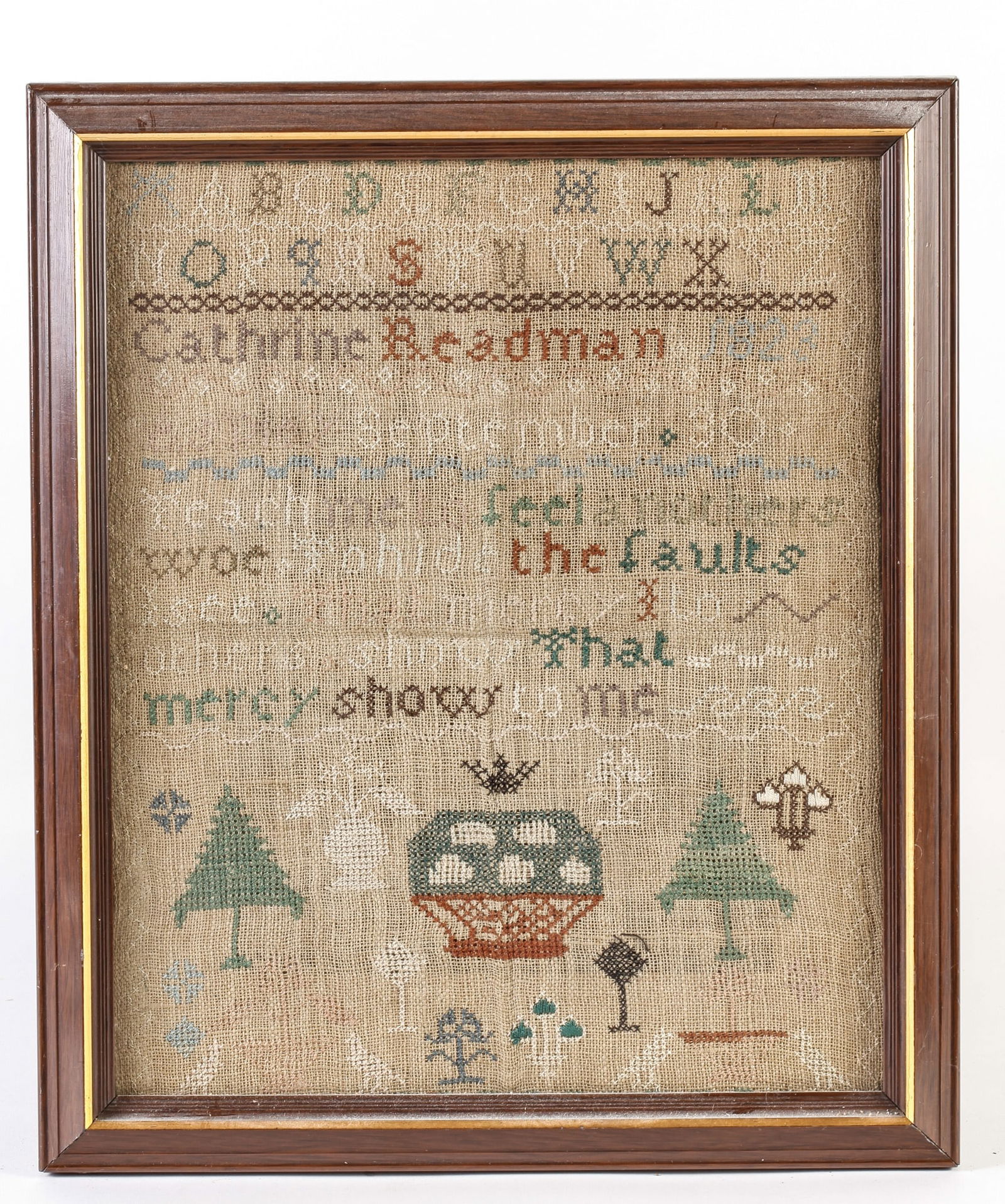 NEEDLEWORK SAMPLER 1823 (1 of 11)