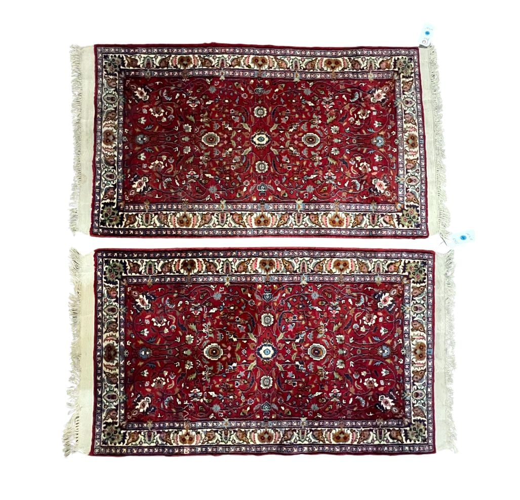 (2) LATE 20TH c. INDO AREA RUGS (1 of 11)