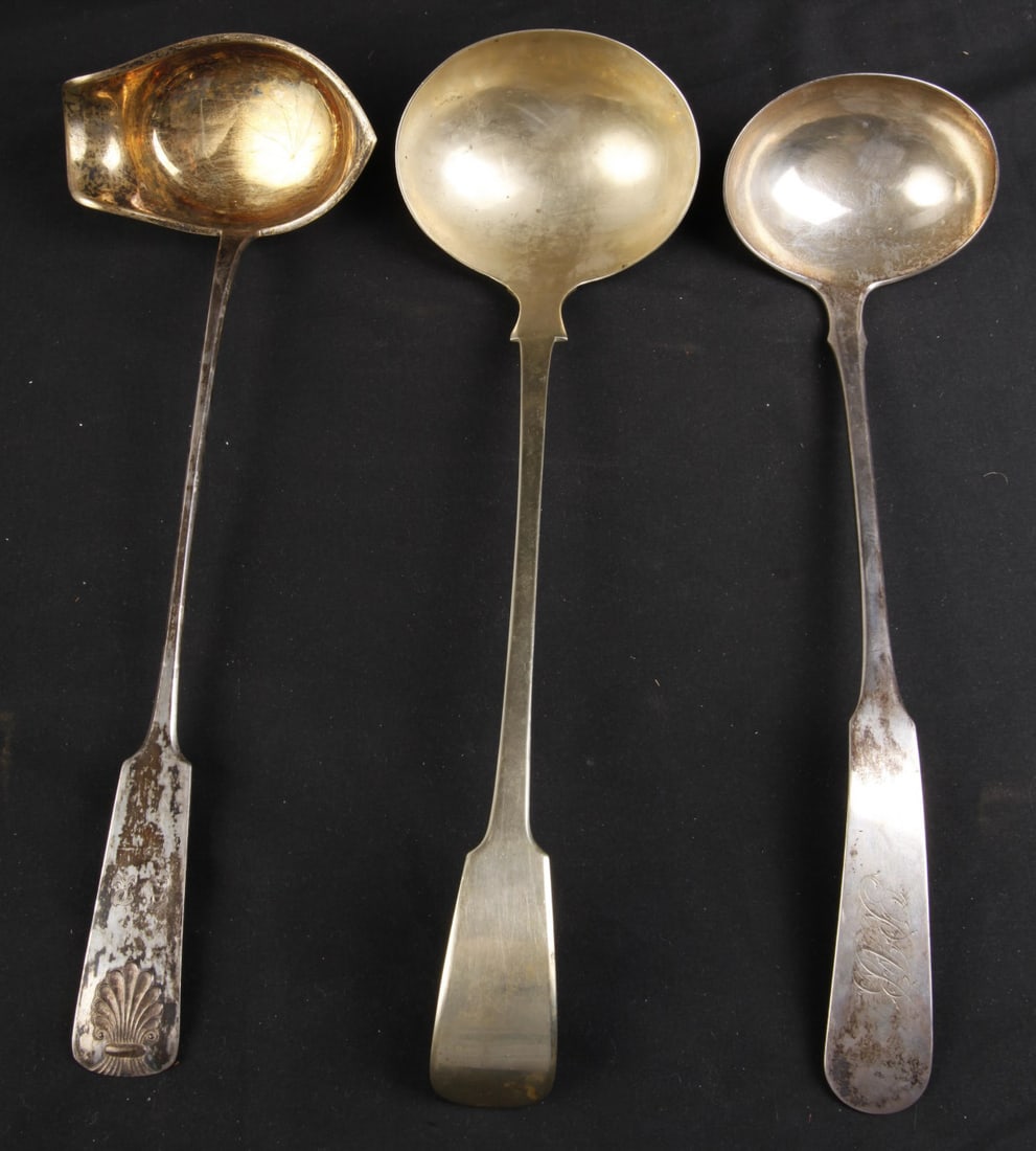 (3) SILVER LADLES (1 of 6)