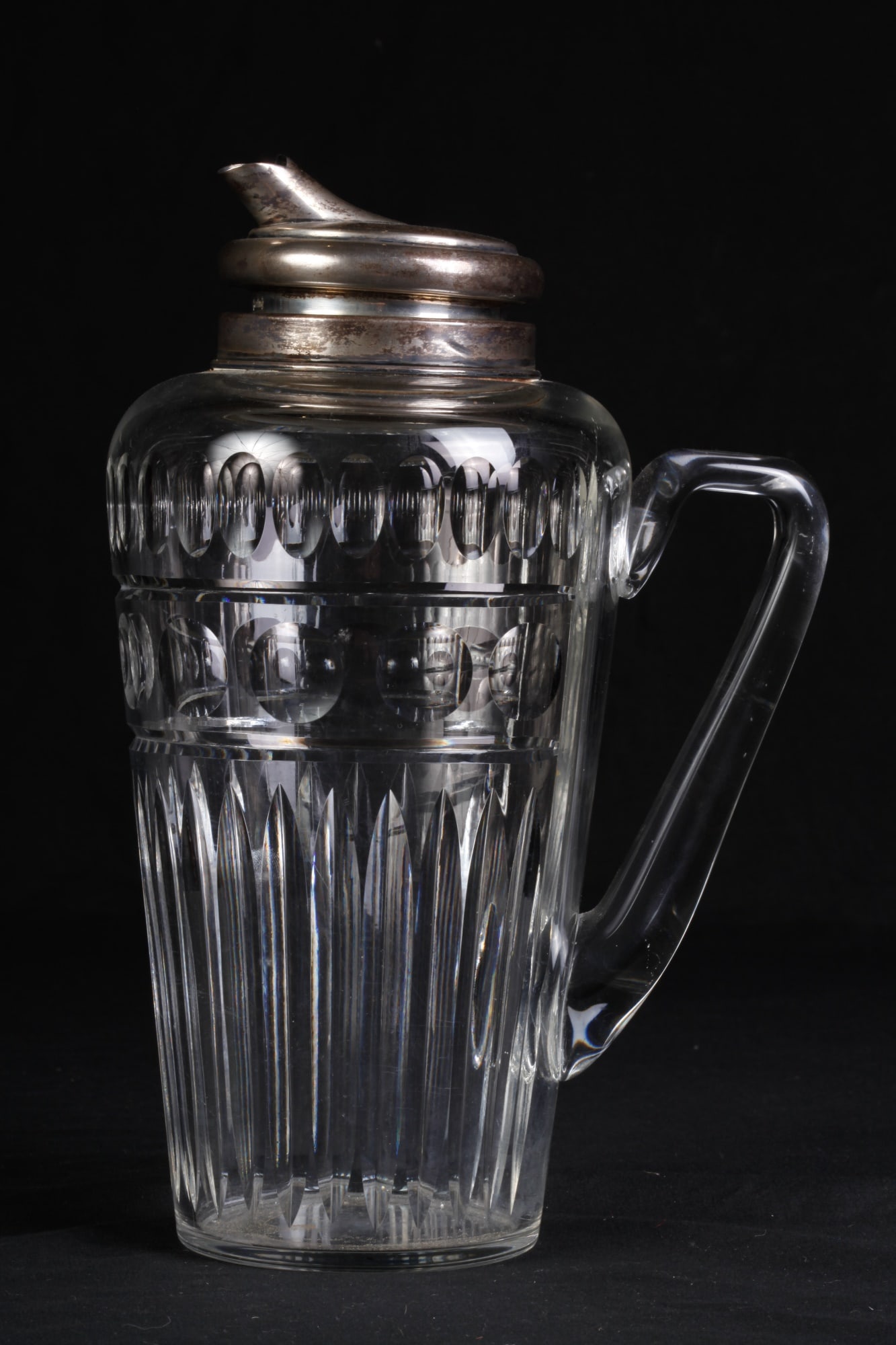 HAWKES CUT GLASS & STERLING COCKTAIL PITCHER (1 of 19)