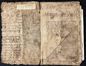 EARLY 19TH C. ARITHMETIC STUDY/COPY BOOK