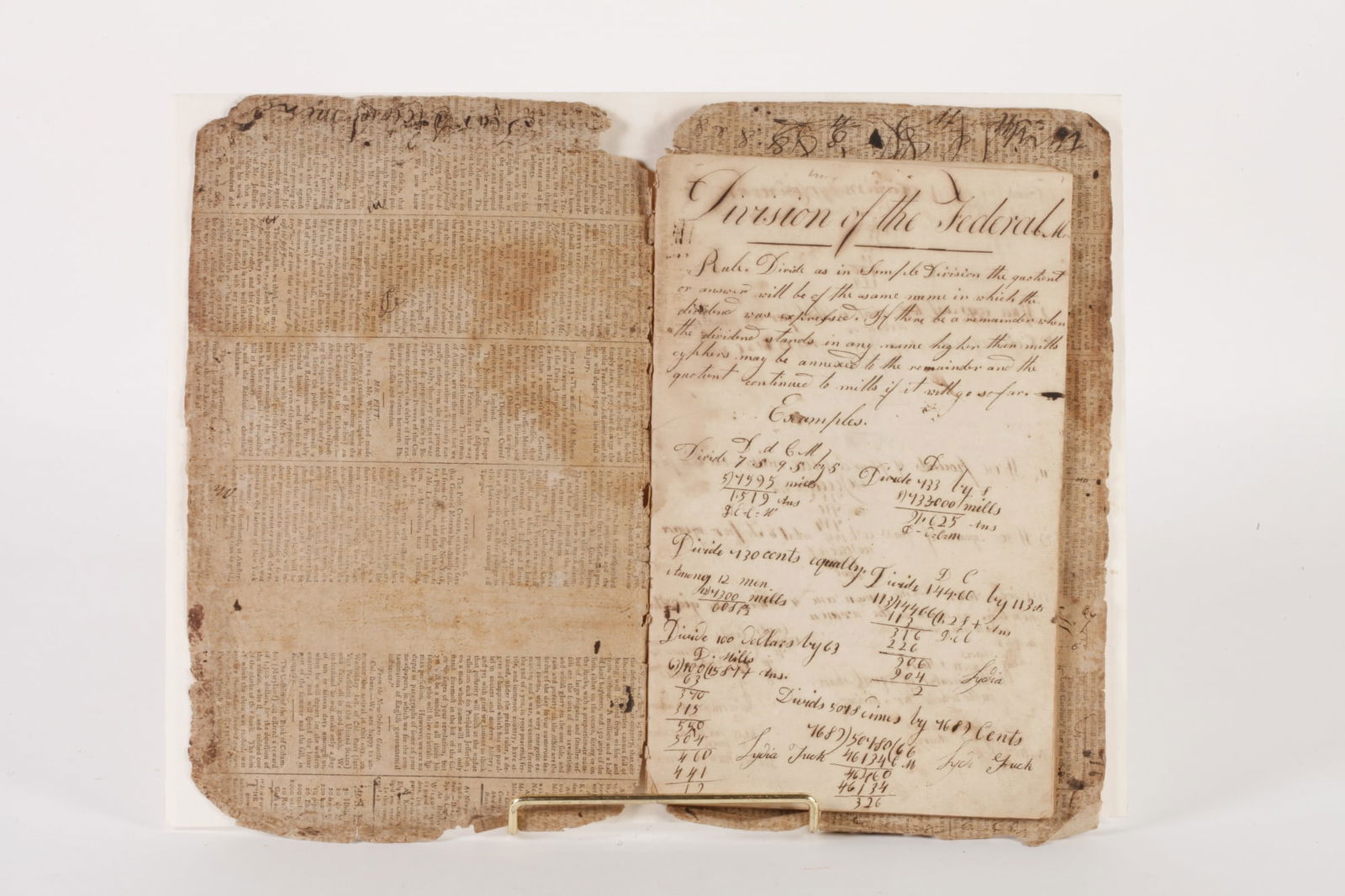 JOHN TUCK'S ARITHMETIC STUDIES BOOK (1 of 19)