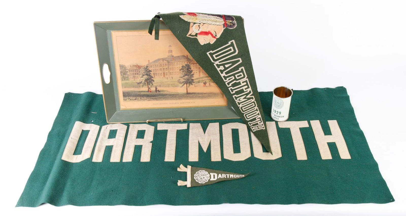 (5) PIECES OF DARTMOUTH MEMORIBILIA INCLUDING: (1 of 16)